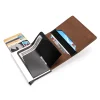 New Magnetic Self-elastic Card Holder Ultra-thin Aluminum Alloy Anti-theft Card Holder Men's Business Multi-functional Wallet