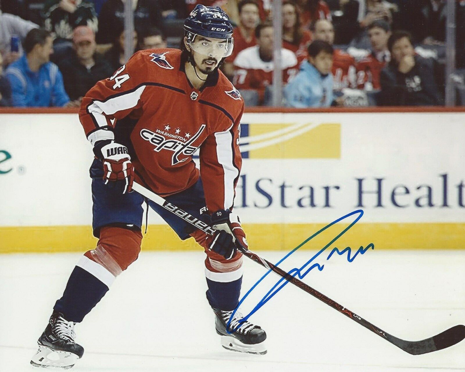 Jonas Siegenthaler Signed 8x10 Photo Poster painting Washington Capitals Autographed COA