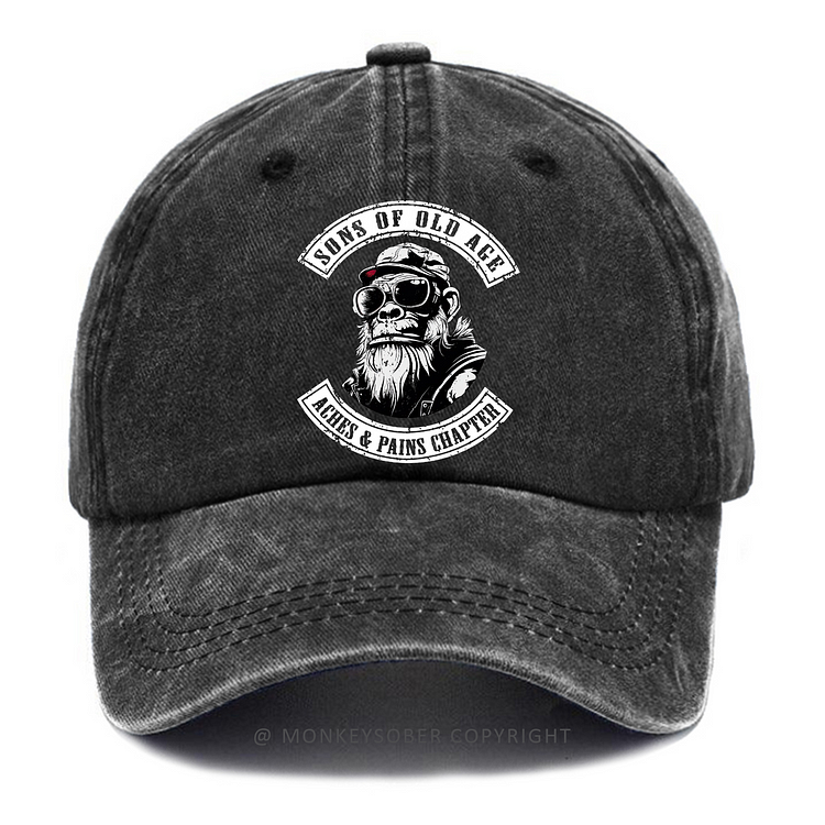 Son Of Arthritis Ibuprofen Chapter Washed Baseball Caps