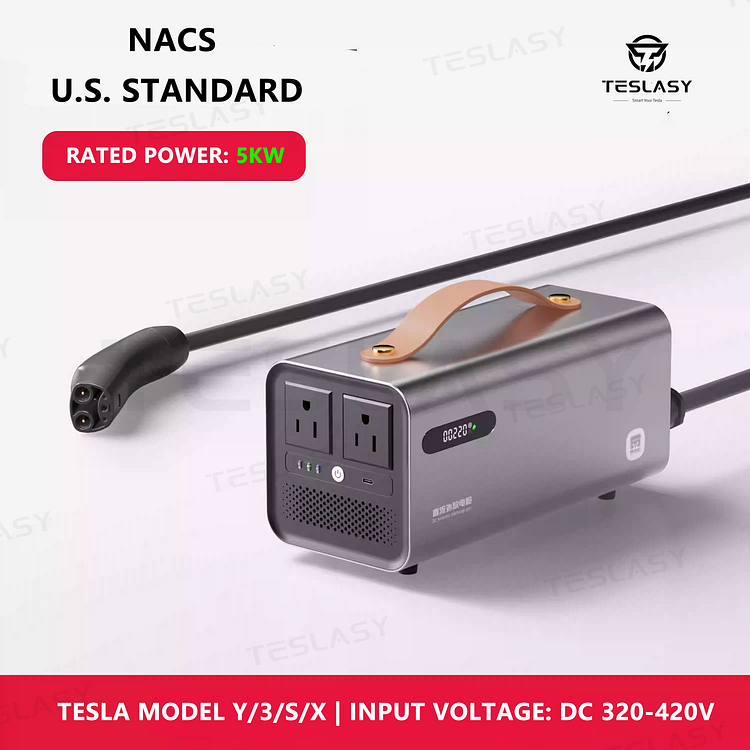 Tesla Model S3XY V2L Discharge Device Adapter (North America Version) | Teslasy Accessories