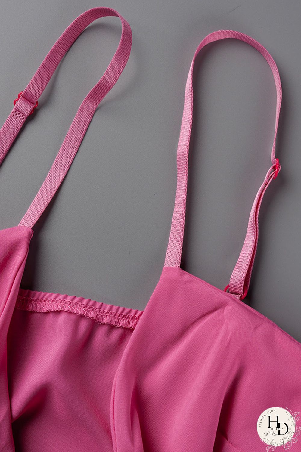 Red Sexy Solid Bandage Patchwork Asymmetrical Spaghetti Strap Straight Dresses