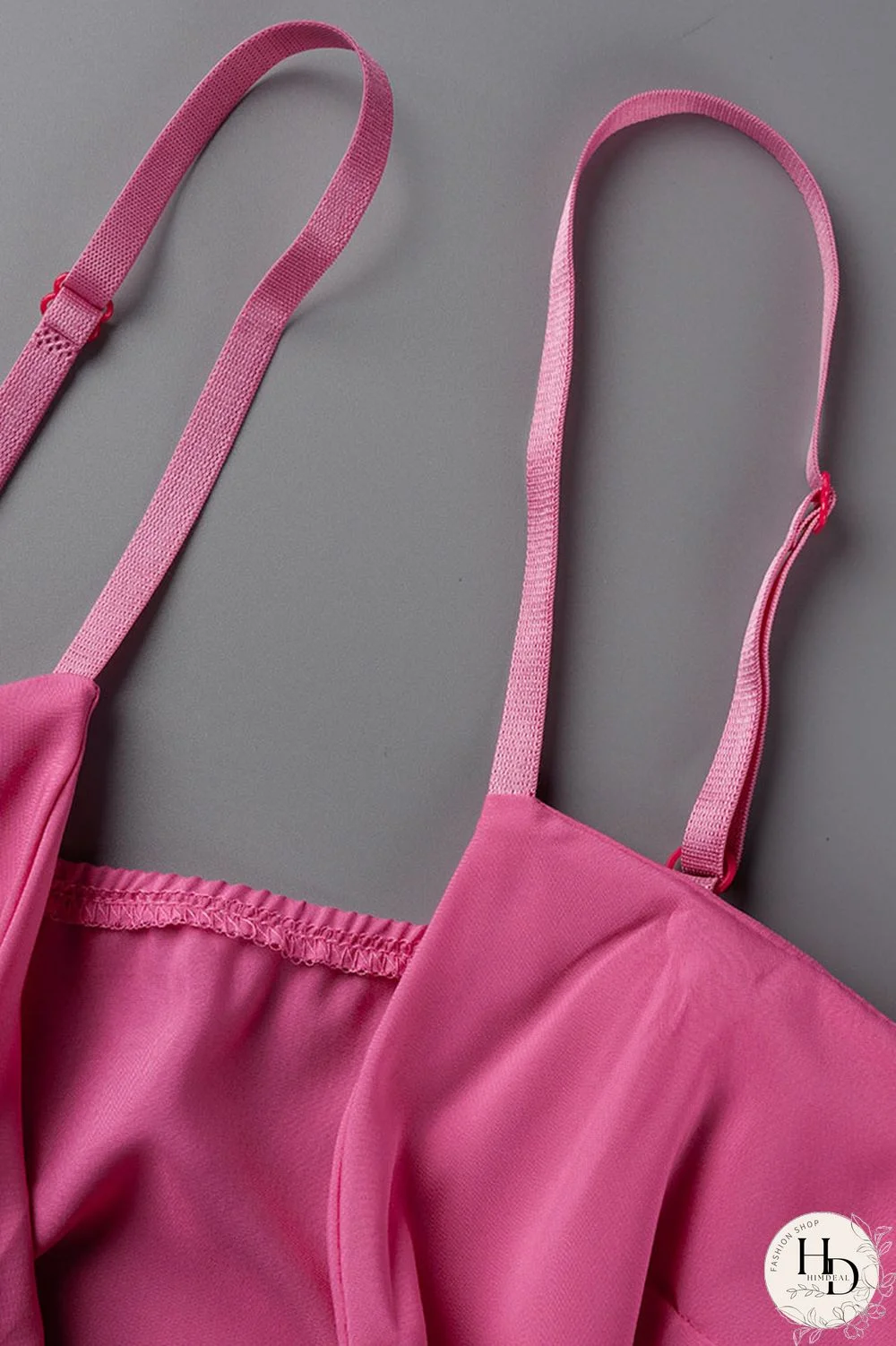 Red Sexy Solid Bandage Patchwork Asymmetrical Spaghetti Strap Straight Dresses