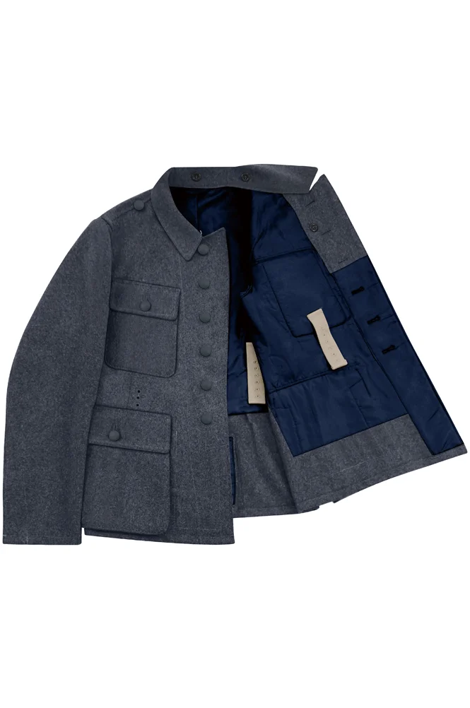   Luftwaffe German M1943 EM Blue Grey Wool Tunic Feldbluse German-Uniform