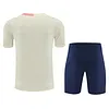 2025/2026 Barcelona Pre-Match Training Beige Shirt+Shorts 1:1 Thai Quality