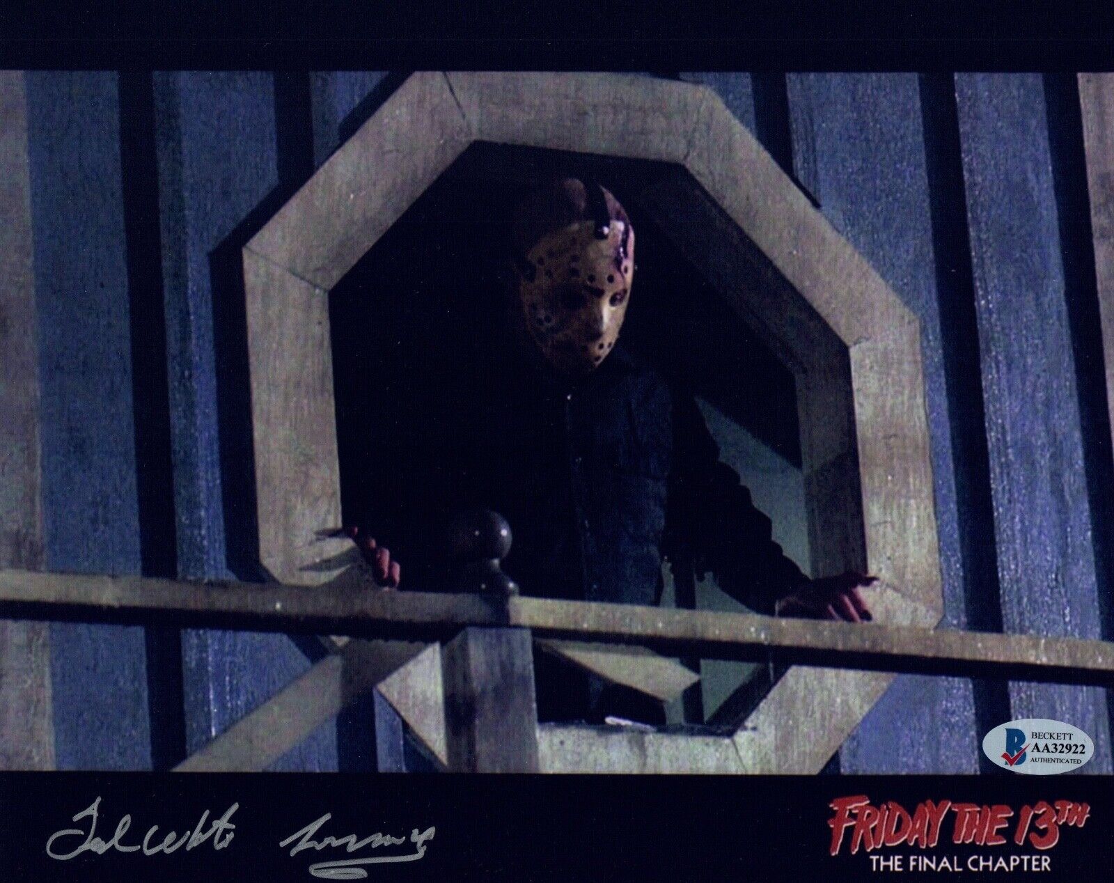 Ted White Signed 8x10 Photo Poster painting Jason Friday The 13th The Final Chapter Beckett COA