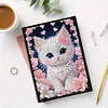 Carnet de bricolage chat fleur