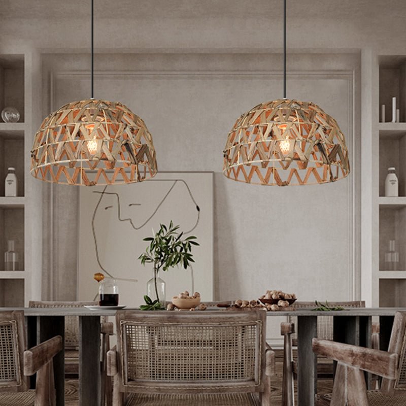 Creative Straw Coffee House Pendant Light Lampshade