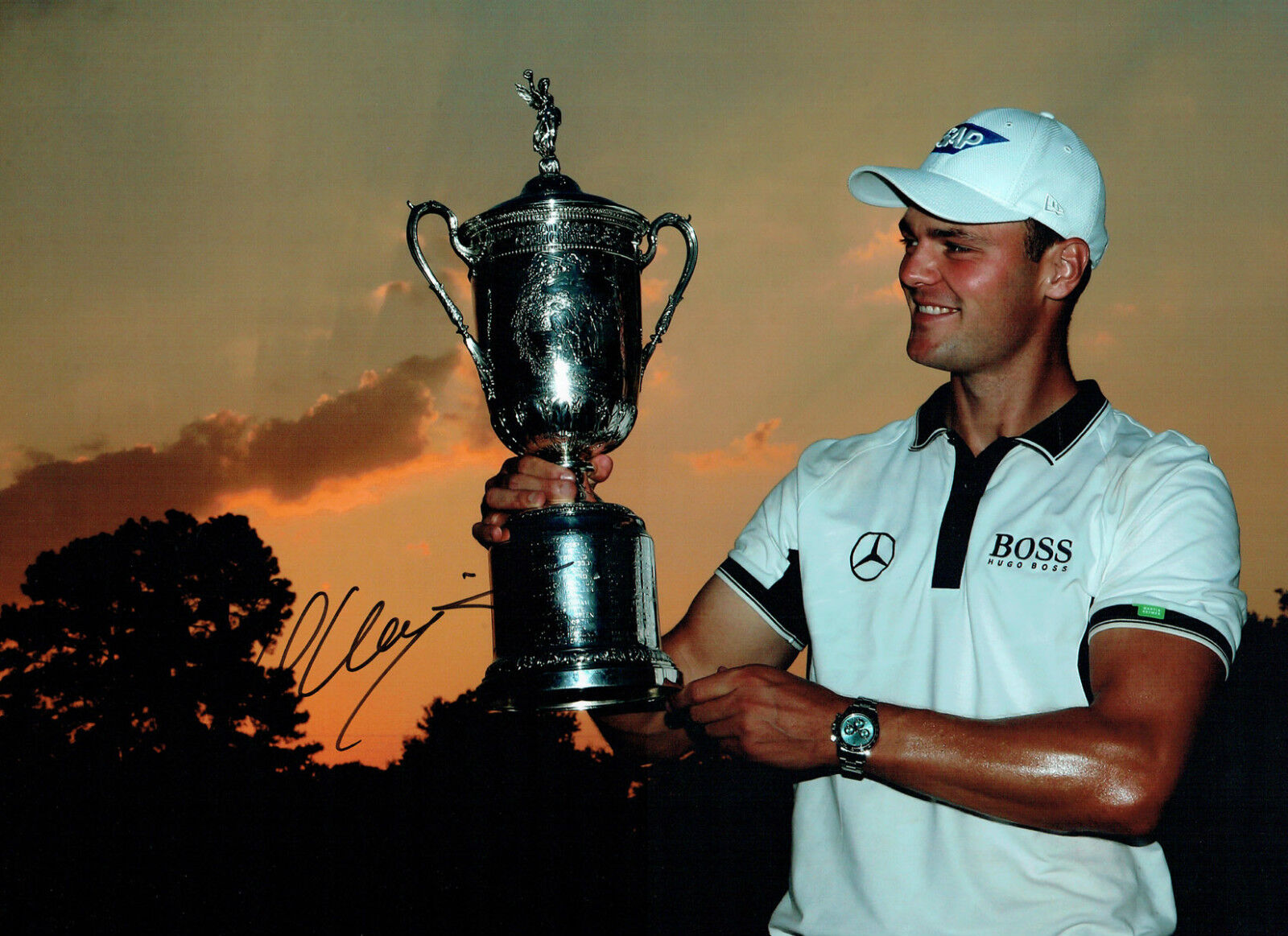 Martin KAYMER Signed Autograph 16x12 The US Open Pinehurst GOLF Photo Poster painting AFTAL COA