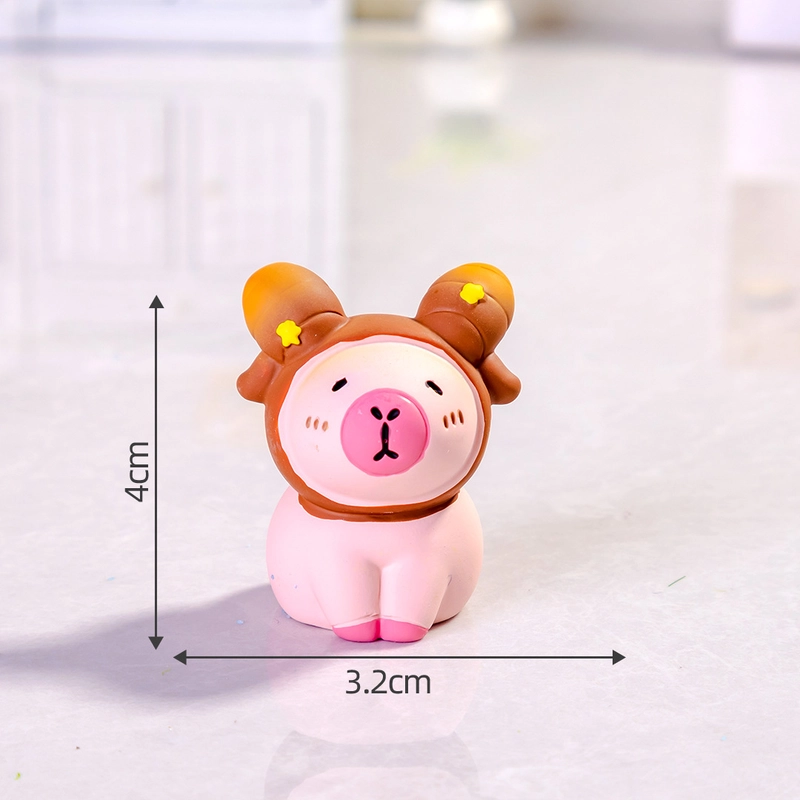 Animal Simulation Model Animal Capybara Resin Toys