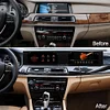 F&uuml;r BMW 7er F01 F02 2009-2015 Android Dual Touchscreen CarPlay mit Co-Pilot Bildschirm