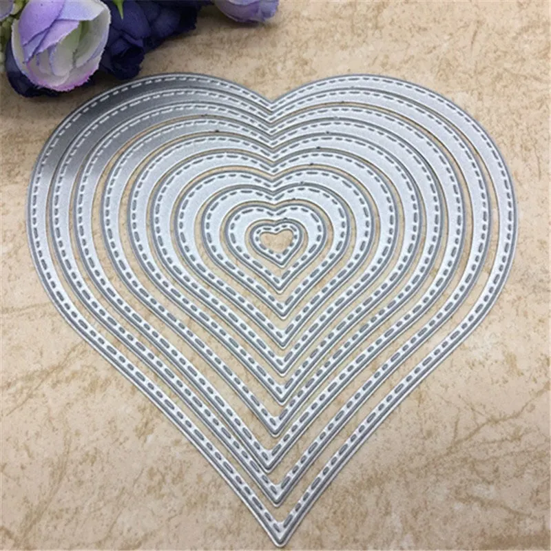 8pcs Basic Stars Cutting Dies Carbon steel Metal Cutting Dies Scrapbooking Decorative Paper Cards Template
