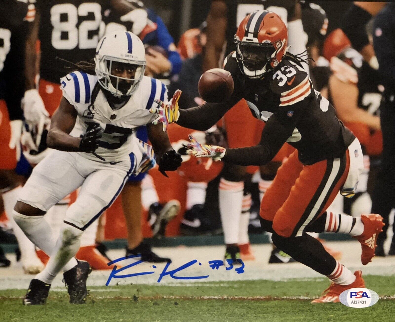 Ronnie Harrison Signed Autographed Cleveland Browns 8x10 Photo Poster painting Psa/Dna