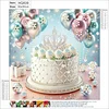 Diamond Painting-DIY Crystal Rhinestone Crown Cake(Box Packaging)