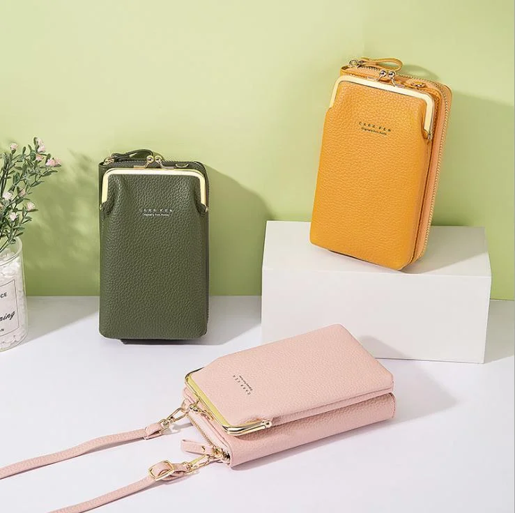 Women Phone Bag Solid Crossbody Bag