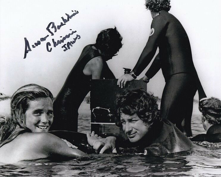 SUSAN BACKLINIE signed autographed JAWS CHRISSIE Photo Poster painting