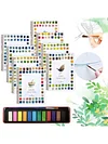 Watercolor Workbook 12 Colors Watercolor Paint Set with Paint Brush for Beginner