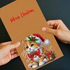(US Local)DIY Diamond Art Greeting Cards Congratulations Cards & Gifts (10pcs Christmas)