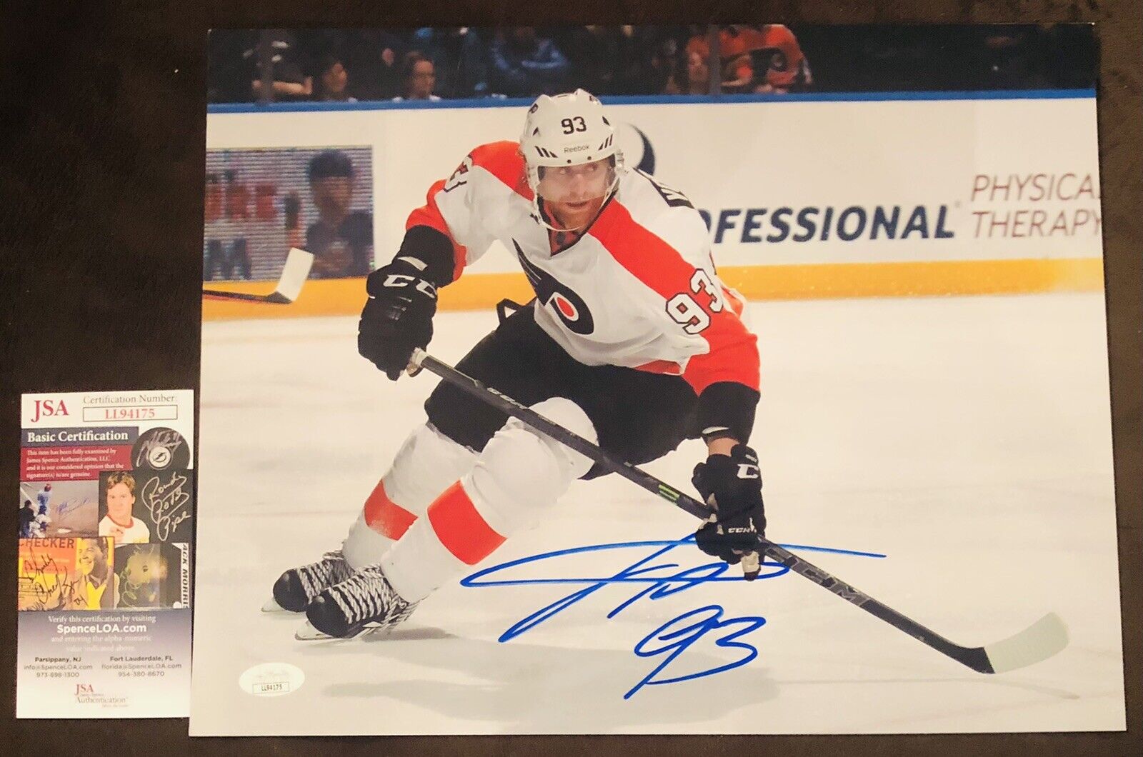 Jakub Voracek Philadelphia Flyers Signed 11x14 Photo Poster painting AUTOGRAPH JSA COA