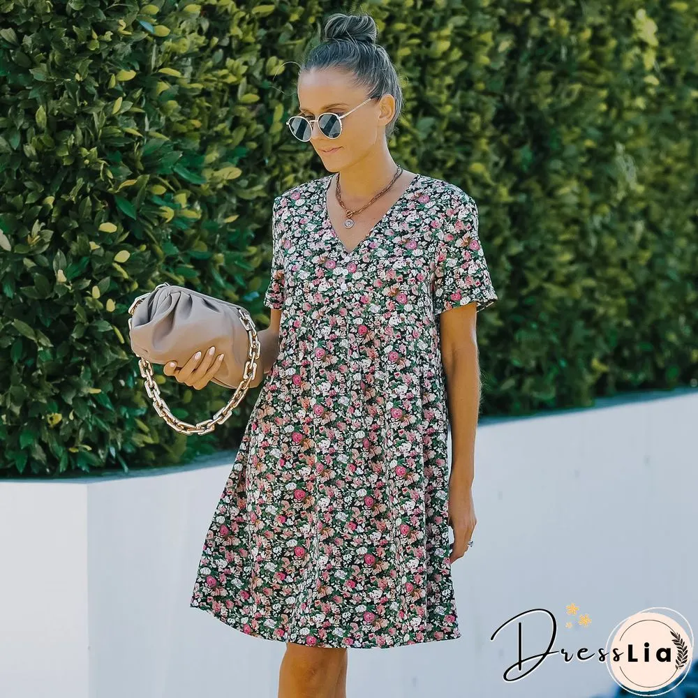 Floral Printed Dress
