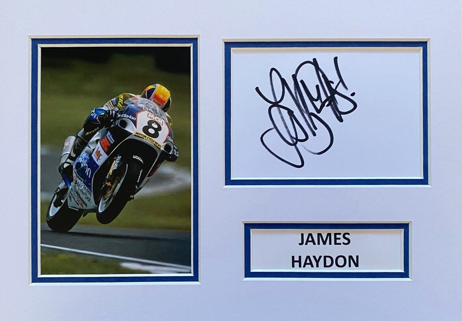 JAMES HAYDON HAND SIGNED A4 Photo Poster painting MOUNT DISPLAY BSB AUTOGRAPH 1