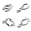 9 in 1 Keychain Multitool Pliers Multi-Function Compact Keychain Tools Lightweight with Adjustable Wrench for Everyday Repair Gifts Travel & Outdoor Use