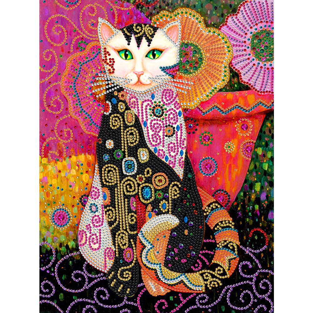 

Cat - Special Shaped Diamond Painting - 30*40CM, 501 Original