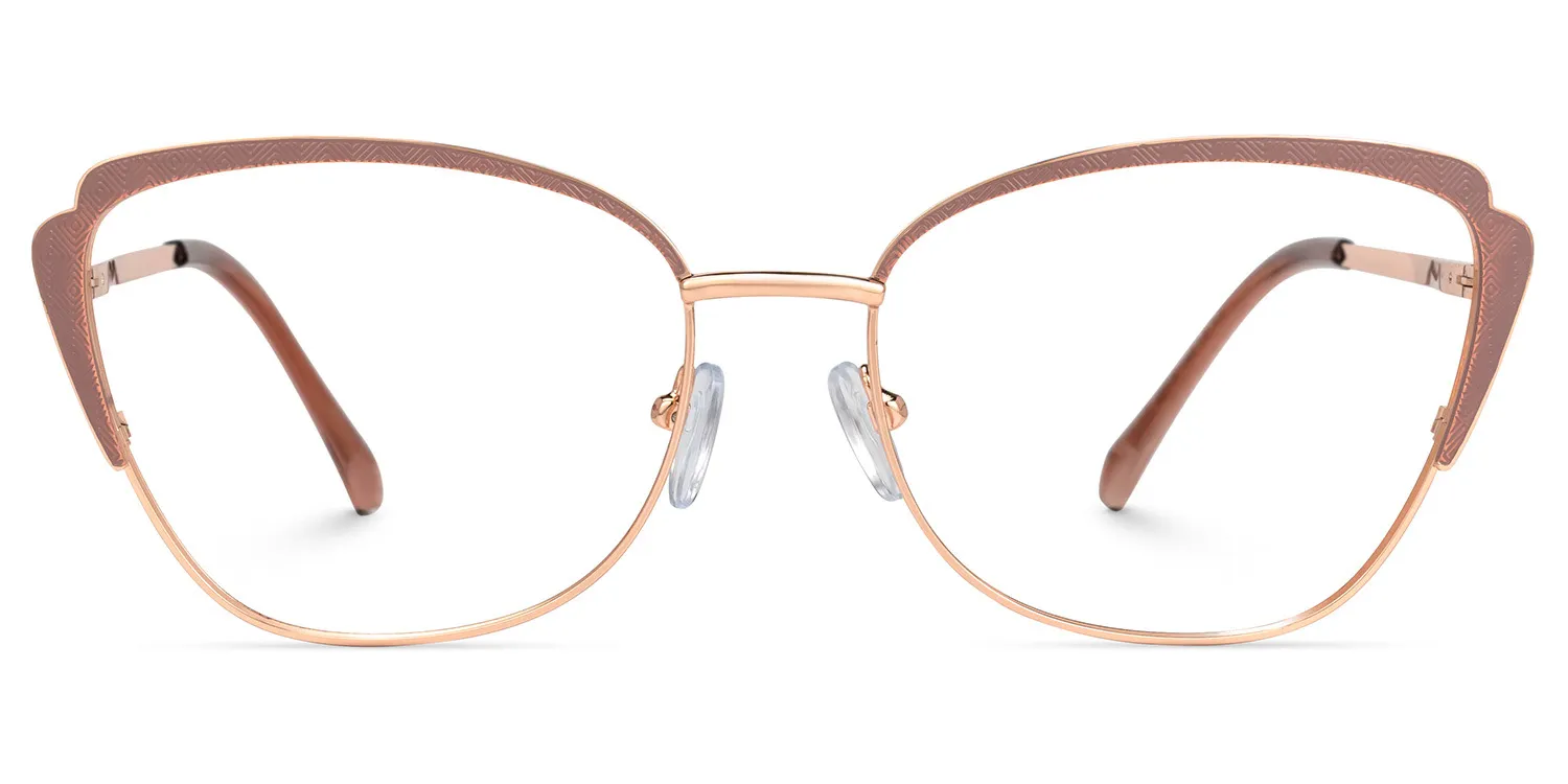 Rafael Rosa Cateye Brille Rosa