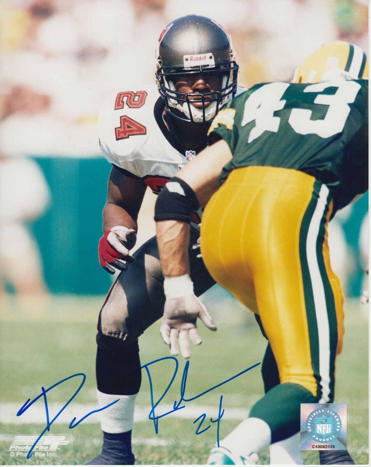 Damien Robinson #0 8x10 Signed Photo Poster painting w/ COA Tampa Bay Bucs