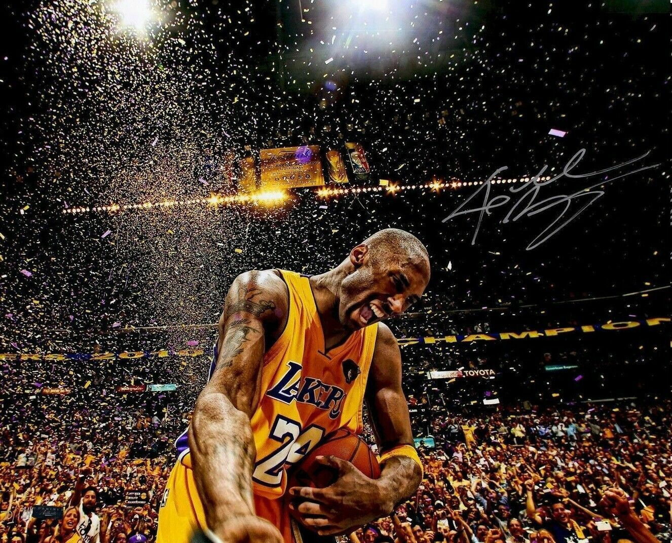 Kobe Bryant Lakers Autographed Signed 8x10 Photo Poster painting HOF NBA LA Lakers REPRINT