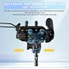 Motorcycle Phone Holder 15W Wireless Charging Waterproof Shockproof Phone Stand