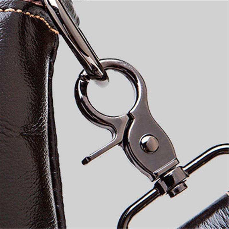 Vintage Style Leather Business Handbag Crossbody Bag For Men