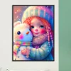 Diamond Painting -DIY Round Drill Snowman and Girl