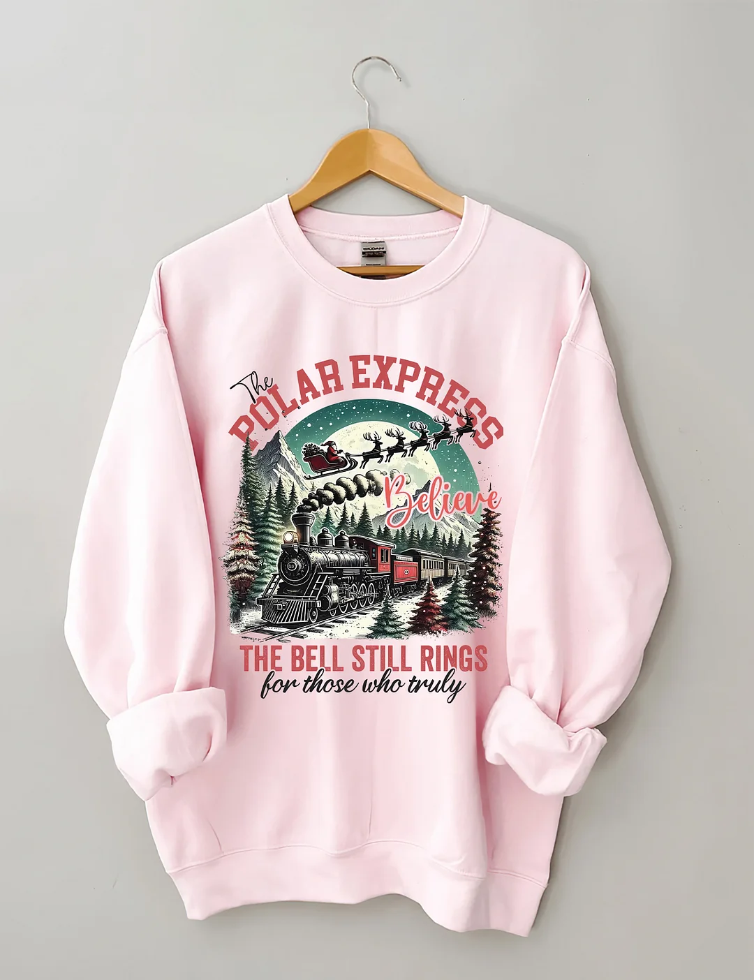 Polar Express Blieve The Bell Still Rings Sweatshirt