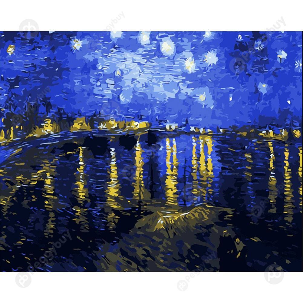 

40*50CM Paint By Numbers-Night Sky, 501 Original