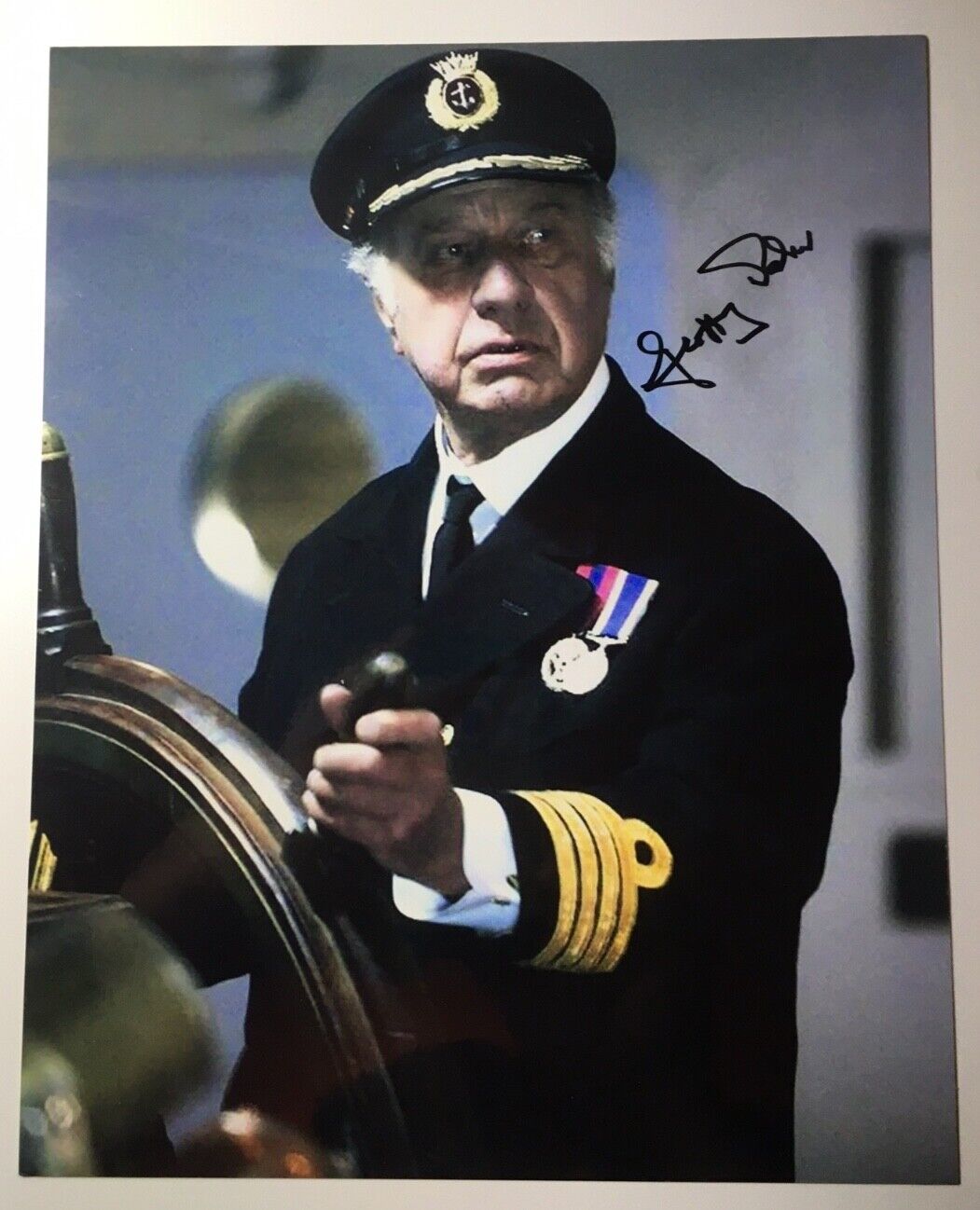 GEOFFREY PALMER RIP Doctor Who Genuine Signed Authentic 10x8 Photo Poster painting UACC COA