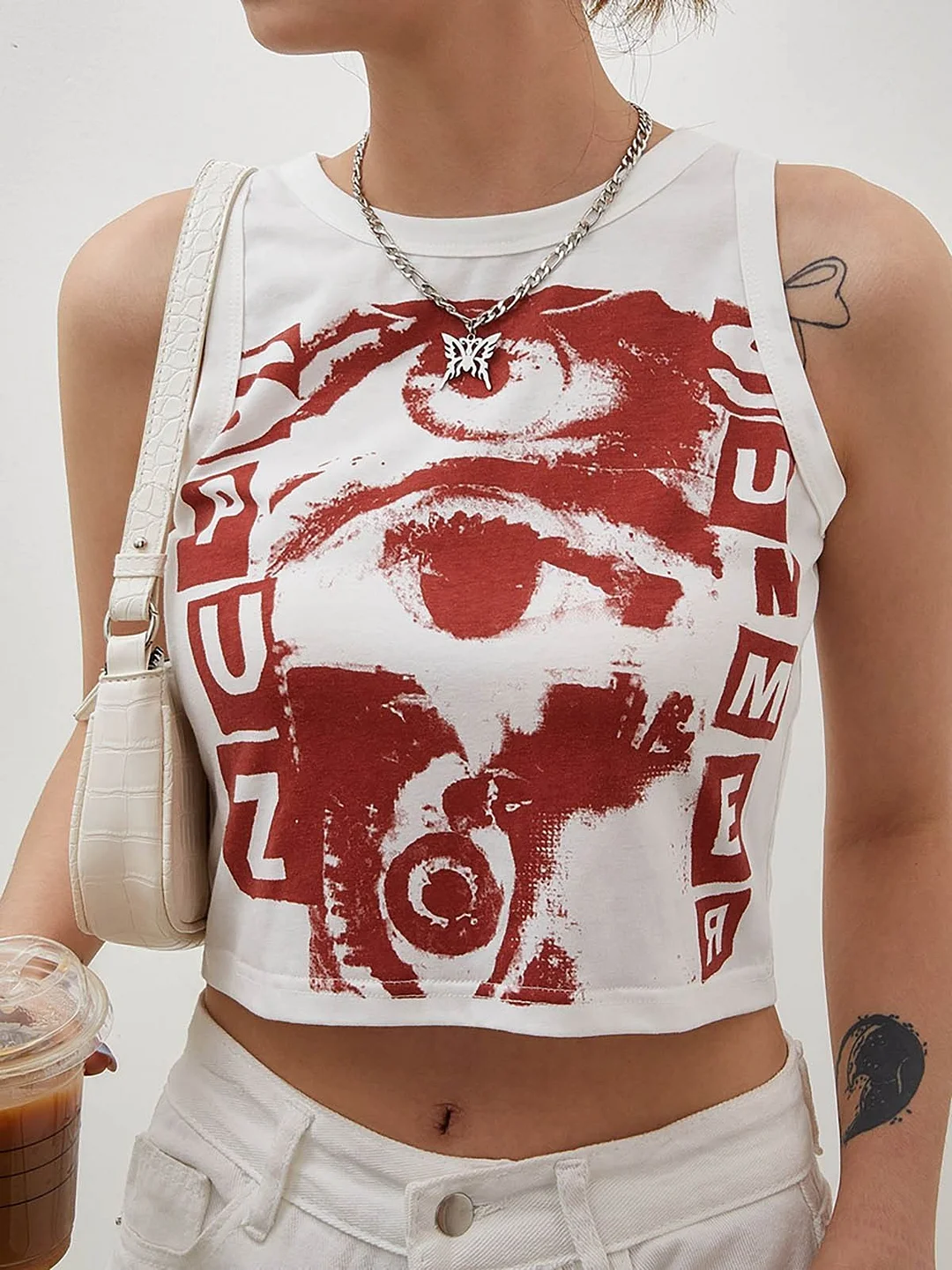 EMMIOL Spirit Eye Graphic Tank Top