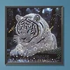 Tiger-Partial Special Shaped Diamond Painting 30*30CM