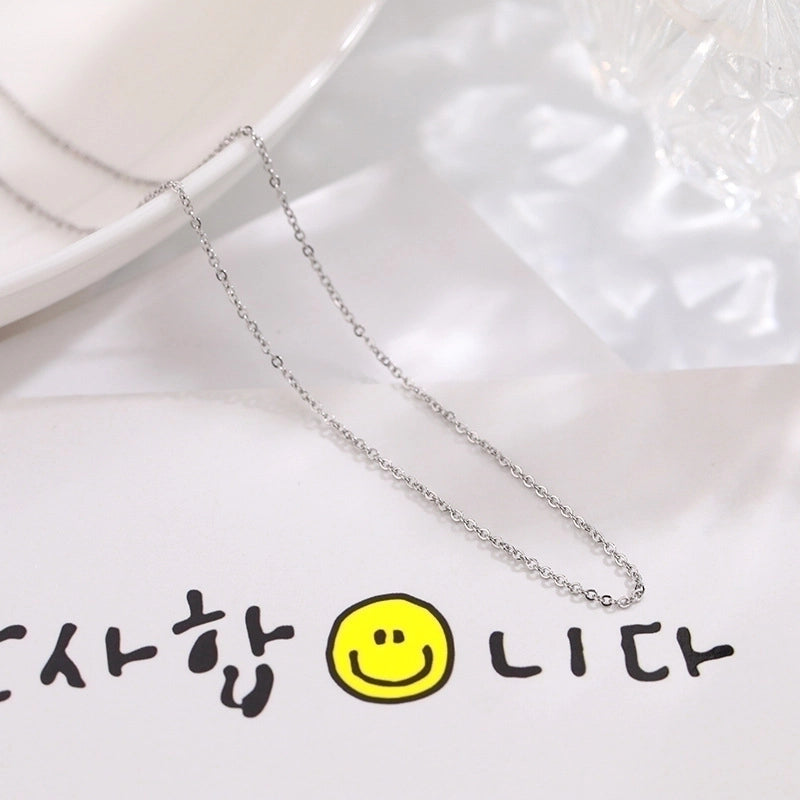 5 Pieces Fashion Geometric Stainless Steel Plating Necklace