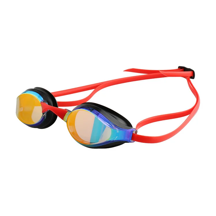 Professional competition goggles, electroplating, anti haze, waterproof, UV resistant, silicone, diving goggles, racing goggles.