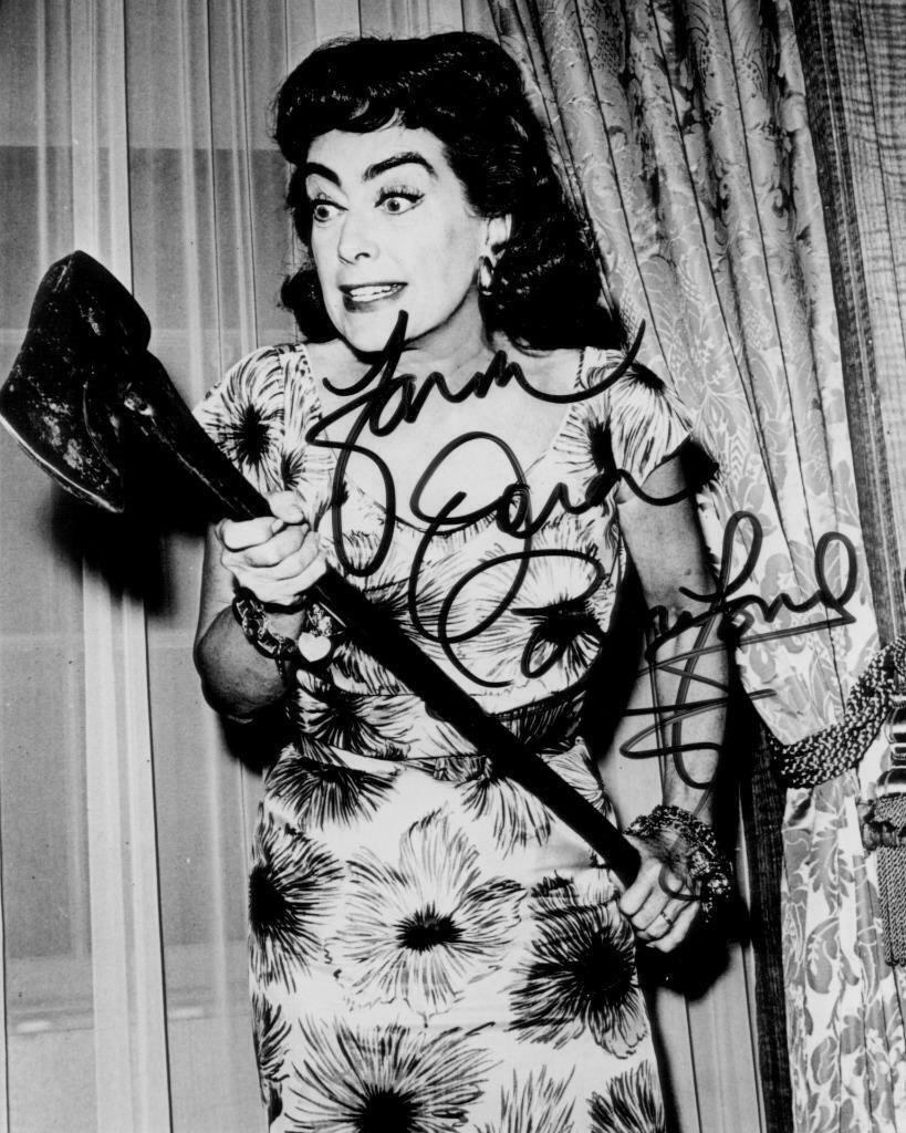 Joan Crawford Straight Jackety Mildred Pierce SIGNED 10 X 8