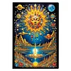 (US Local)Special Shaped Holy Sun 50 Pages Diamond Painting Notebook for Beginners
