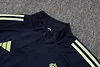 25/26 Real Madrid Teal long zipper  Training Jacket Set