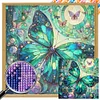Butterfly- Square AB Drills Diamond Painting(35x35cm)