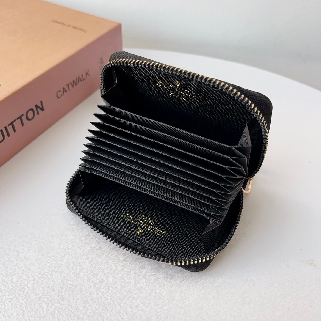 Mini Louis Vuitton Handbag Zip Wallet Gucci Card Holder Leather Coin Purse