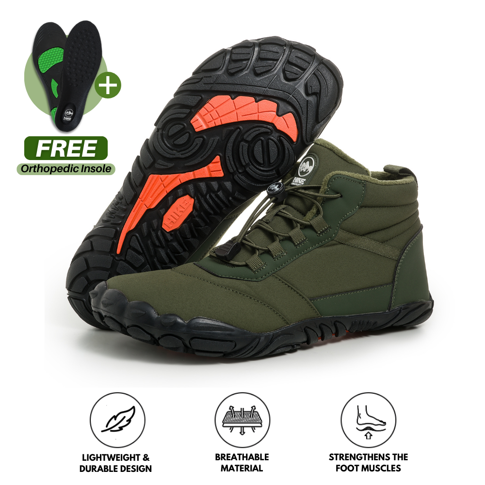 Outdoor Pro - Slip resistant & waterproof barefoot shoe (+ Ortho Insole)