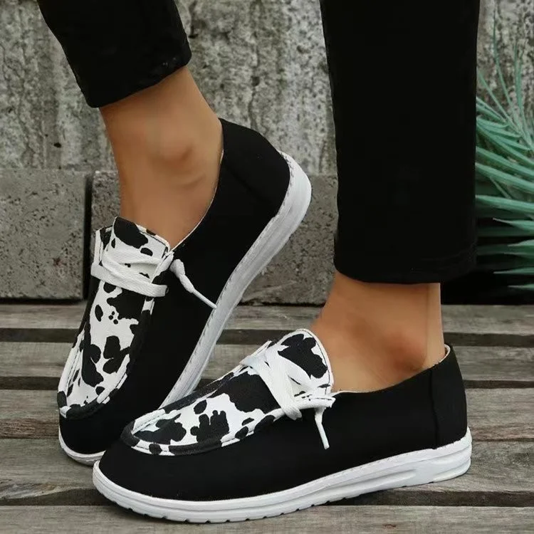 Women's Wild Wendy Cow Print Boho Shoes
