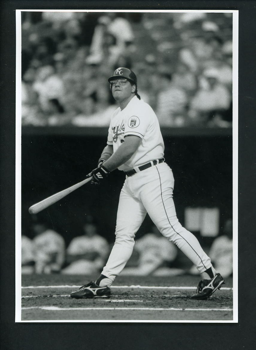 Bob Hamelin circa 1990's Press Original 5 x 7 Photo Poster painting Kansas City Royals