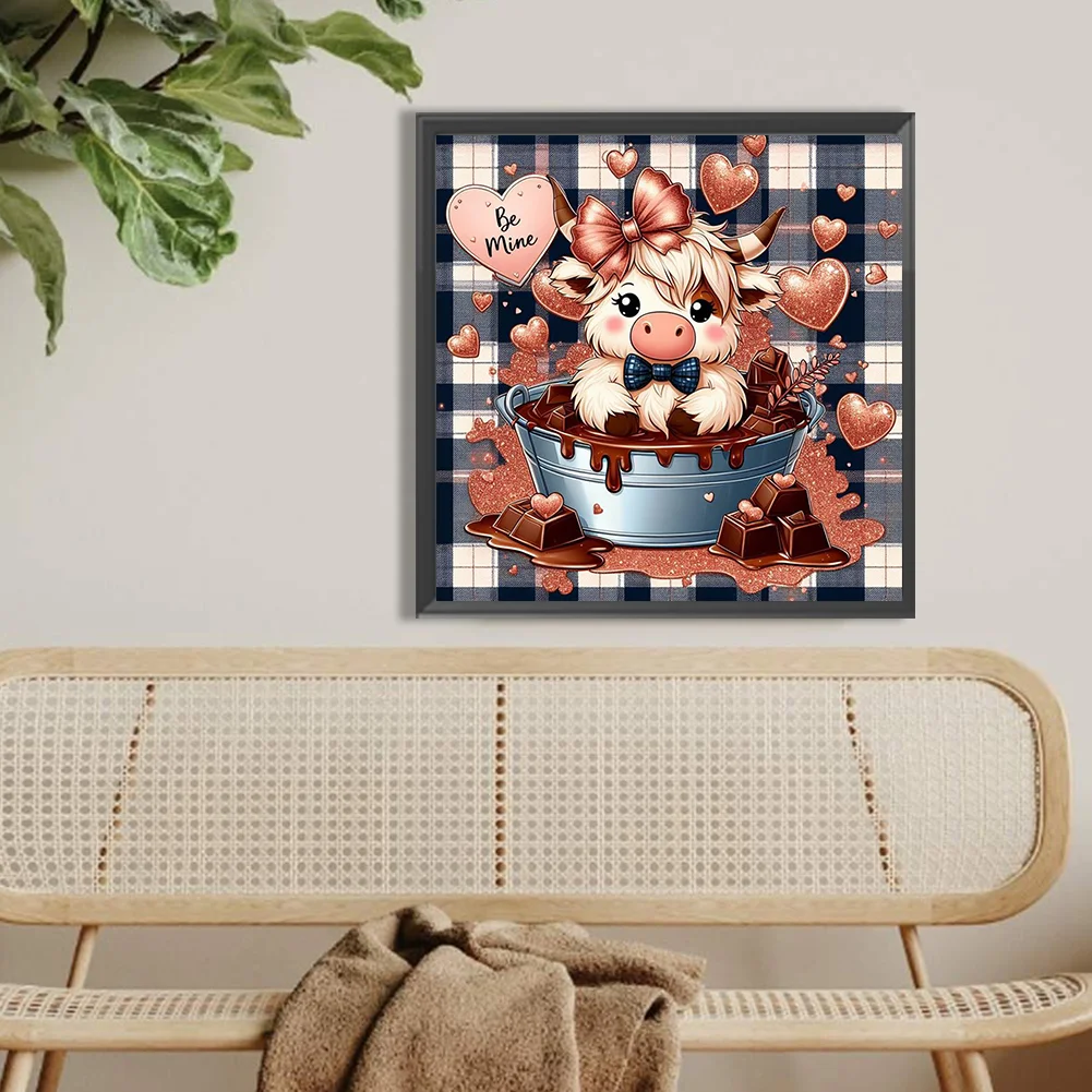 Diamond Painting - Full Round Drill - Chocolate Yak(Canvas|40*40cm)