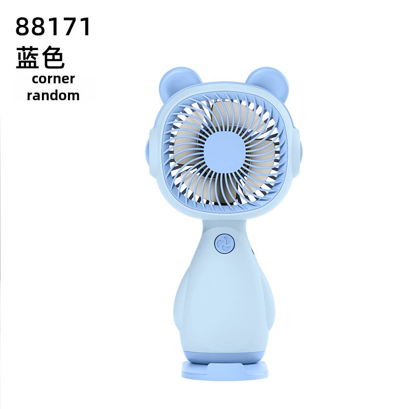 New Flower Mini Hand-held Small Fan Summer Fresh Portable Portable Portable Fan Usb Storage Electric Fan