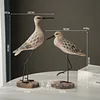 Mediterranean Vintage 3D Seabird Decorative Ornament (Pair)